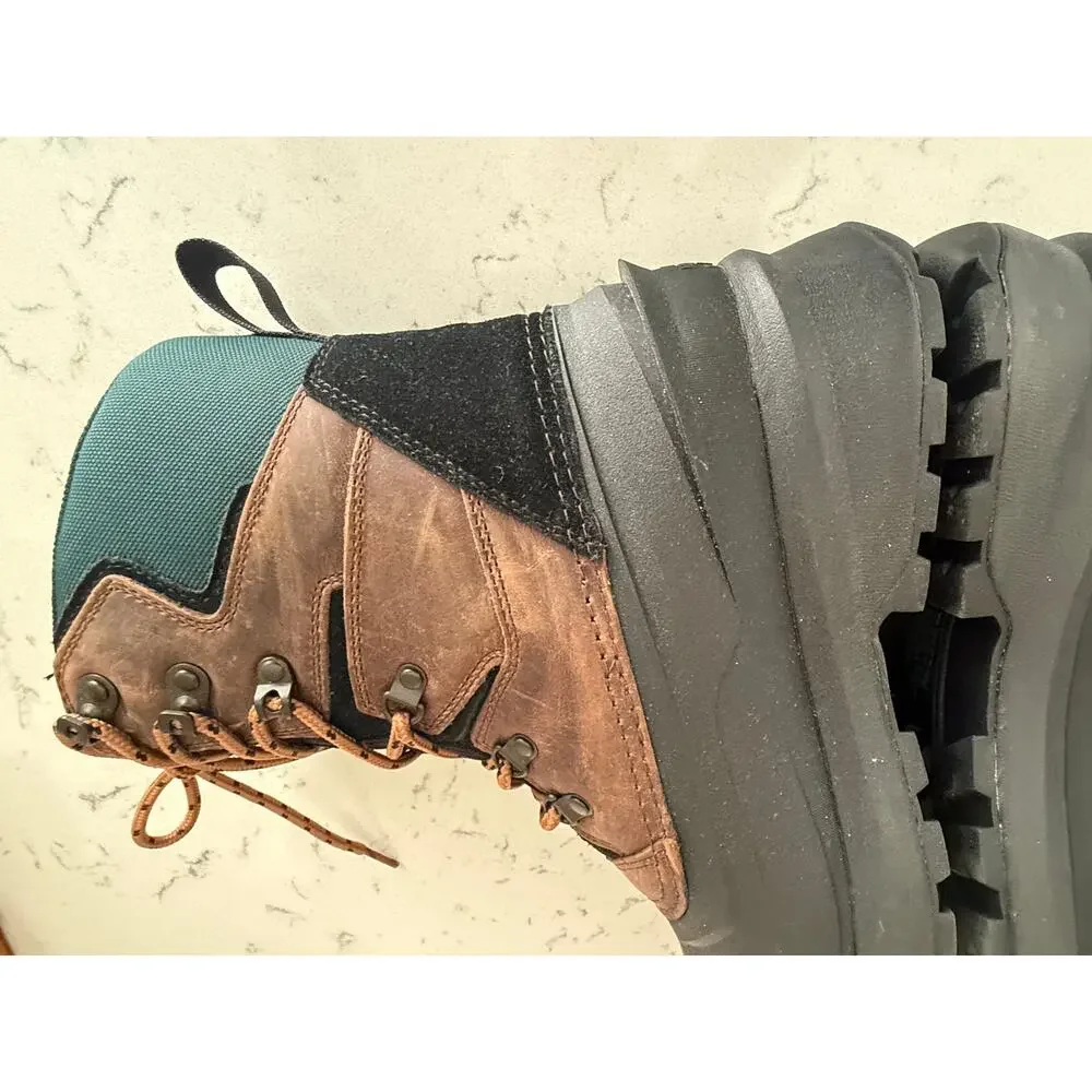 North Face Mens 10 Chilkat V 400 Brown Hiking Winter Waterproof Boots